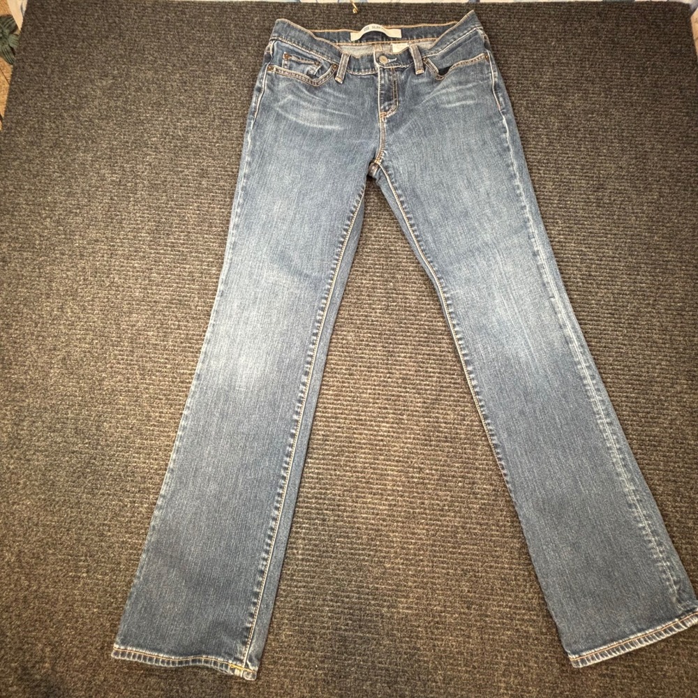Gap Slim Fit Stretch Jeans Womens 6 Regular Medium Wash Straight Leg Denim